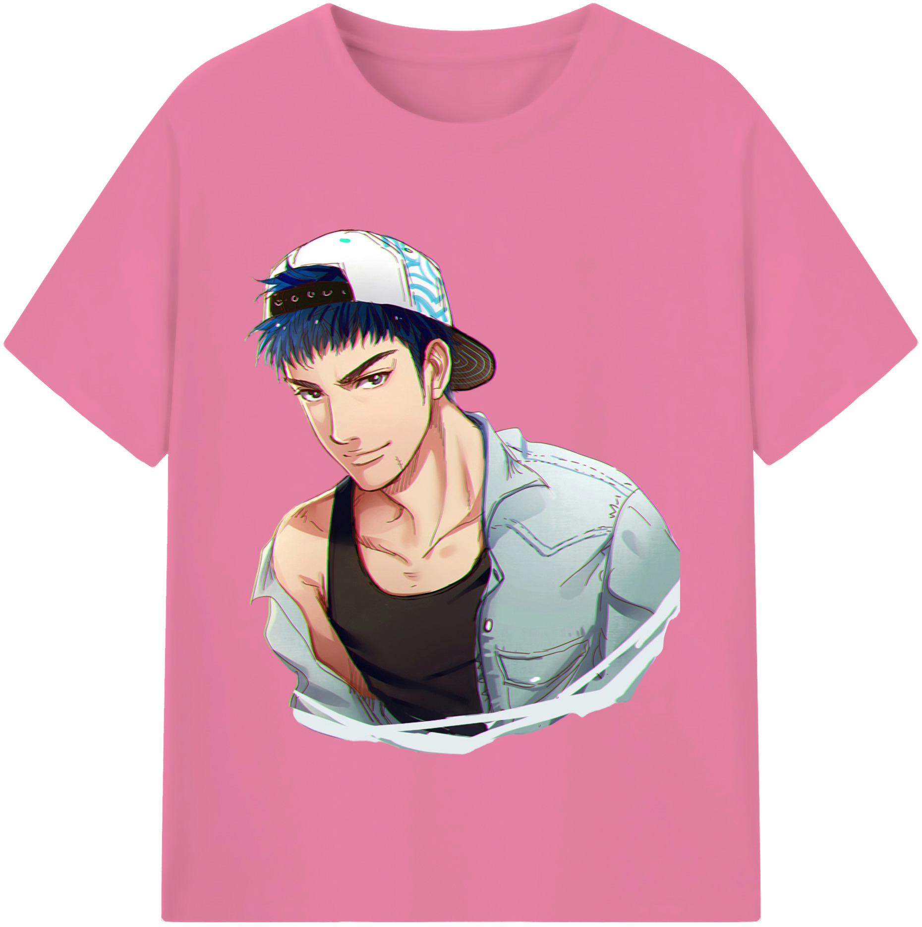 SLAM DUNK／スラムダンク 綿100％半袖Tシャツ（フロントプリント）
